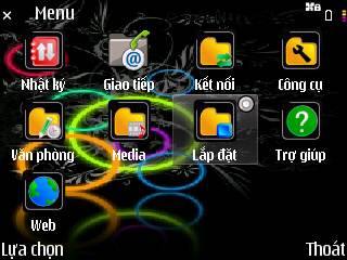 Theme Colorfulcircles Giao Diện Tối Sang Trọng Nhưng Không Full Icon