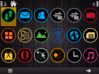Theme Metro Line Giao Diện Tối Icon Đẹp Full Icon 95%